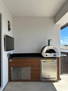 Perello Patio 6 ft Outdoor Kitchen · Bull Pizza Oven · Weather Pro - full view