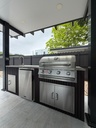 Perello Patio 7 ft Outdoor Kitchen · Bull Outlaw 30" · WPC - full view