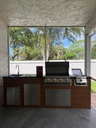 Perello Patio 7 ft Outdoor Kitchen · Bull Outlaw 30" · Weather Pro - full view