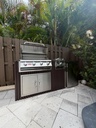 Perello Patio 6 ft Outdoor Kitchen · Bull Outlaw 30" · WPC - full view