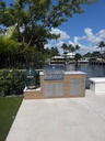 Perello Patio 8 ft Outdoor Kitchen · Bull Outlaw 30" · Weather Pro - full view