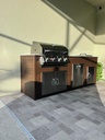 Outdoorkitchen 7 ft · Barrel Oak · Bull Outlaw 30-Inch 4-Burner Built-In Propane Gas Grill - full view