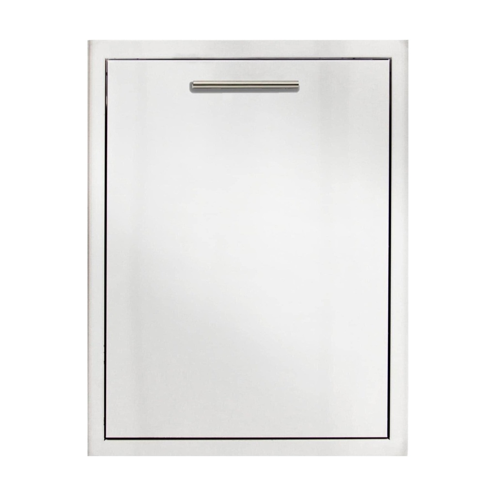 [BLZ-TREC-DRW-H] Blaze 20-Inch Roll-Out Stainless Steel Double Trash / Recycling Bin