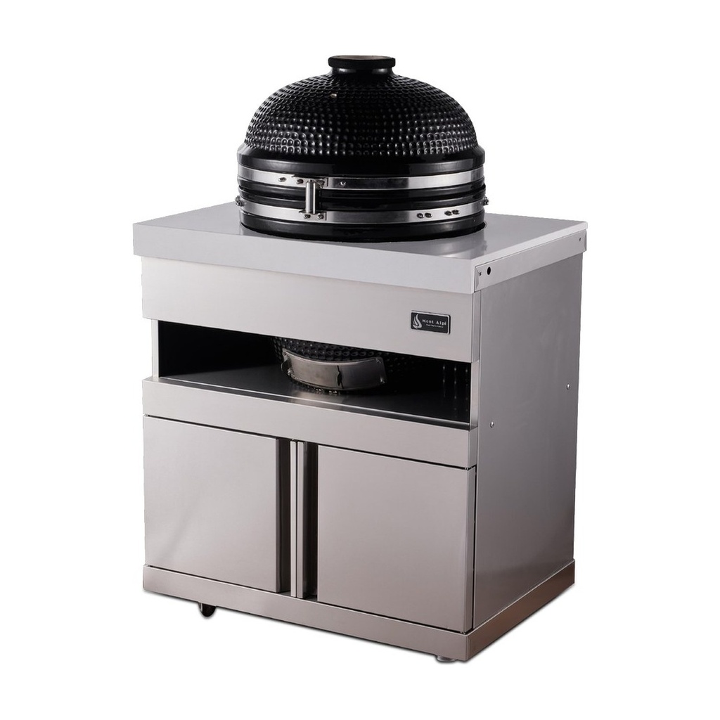 [MAKM] Mont Alpi 18-in Universal Kamado Grill Module - Stainless Steel