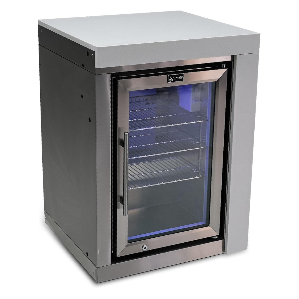 Mont Alpi 2.6 Cu. Ft. Outdoor Rated Refrigerator Cabinet Module - Stainless Steel