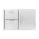 PCM 32-Inch Access Door & Double Drawer Combo (Reversible)