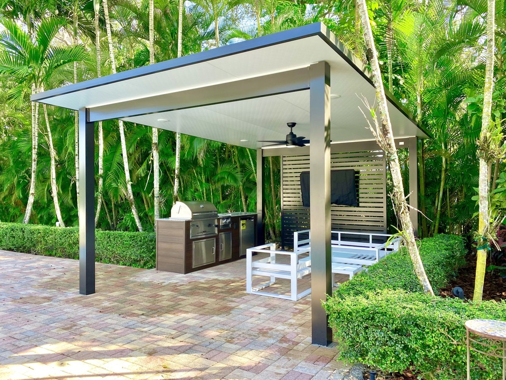 [PP-ST-14X20-FB] Square Terrace 14' x 20' · Freestanding · Bronze