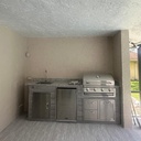 Perello Patio 8 ft Outdoor Kitchen · Bull Outlaw 30" · Weather Pro