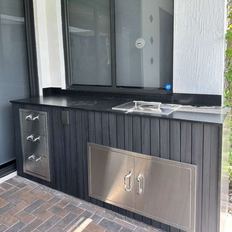 Outdoorkitchen 6 ft · Grey · PCM DRW3