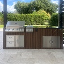 Perello Patio 8 ft Outdoor Kitchen · Blaze LTE+ 32" · WPC