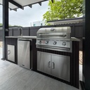 Outdoorkitchen 7 ft · Black · Bull 30" Outlaw LP