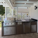 Perello Patio 8 ft Outdoor Kitchen · Bull Outlaw 30" · WPC