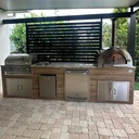 Outdoorkitchen 10 ft · Barrel Oak · Bull Outlaw 30-Inch 4-Burner Built-In Propane Gas Grill