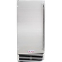 Blaze 50 Lb. 15-Inch Outdoor Rated Ice Maker w/ Gravity Drain