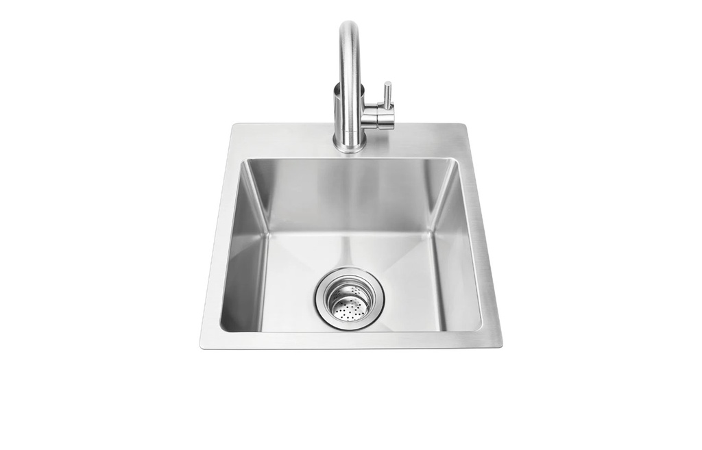 [12516] BULL 12516 15" Small Sink & Faucet Over Mount