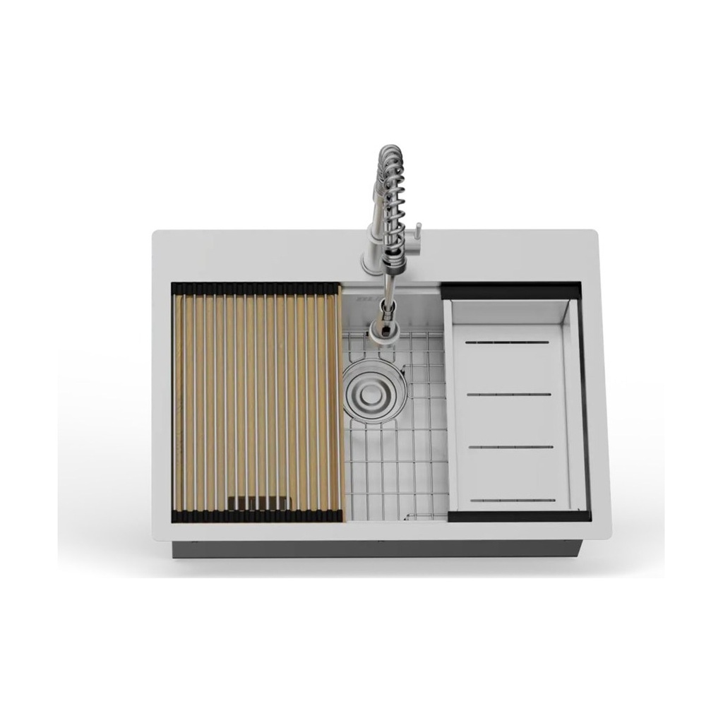 [12535] Bull 30-Inch Stainless Steel Outdoor Kitchen Sink w/ Accessories
