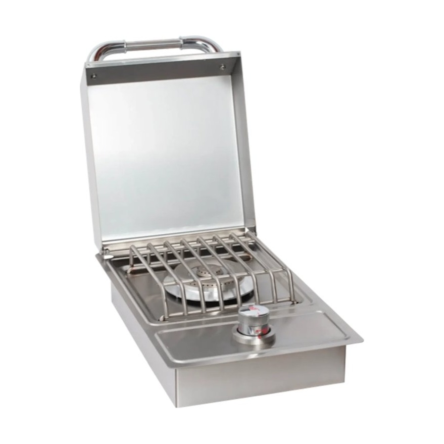 [60008] Bull Drop-In Propane Gas Single Side Burner W/ Stainless Steel Lid
