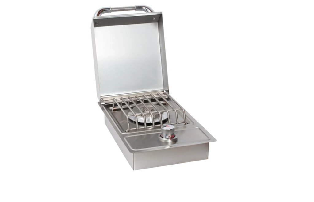 Bull Drop-In Propane Gas Single Side Burner W/ Stainless Steel Lid