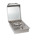 Bull Drop-In Propane Gas Single Side Burner W/ Stainless Steel Lid