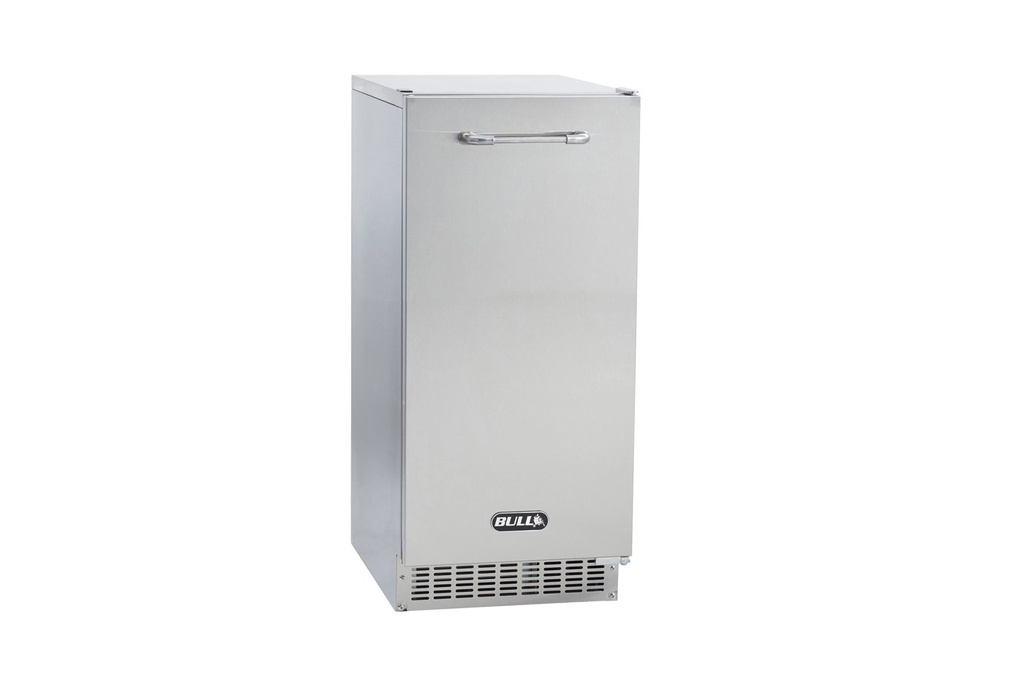 [13200] Bull 60 Lb. 15-Inch Outdoor Rated Commercial Ice Maker With Drain Pump