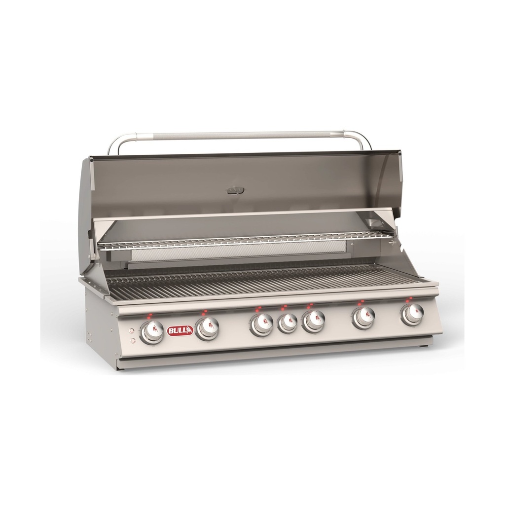 [62649] Bull Diablo 46-Inch 6-Burner Built-In Natural Gas Grill