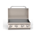 Bull 30-Inch Stainless Steel Flat Top Grill - Natural Gas