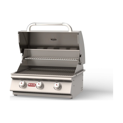 Bull Steer Premium 25-Inch 3-Burner Built-In Natural Gas Grill