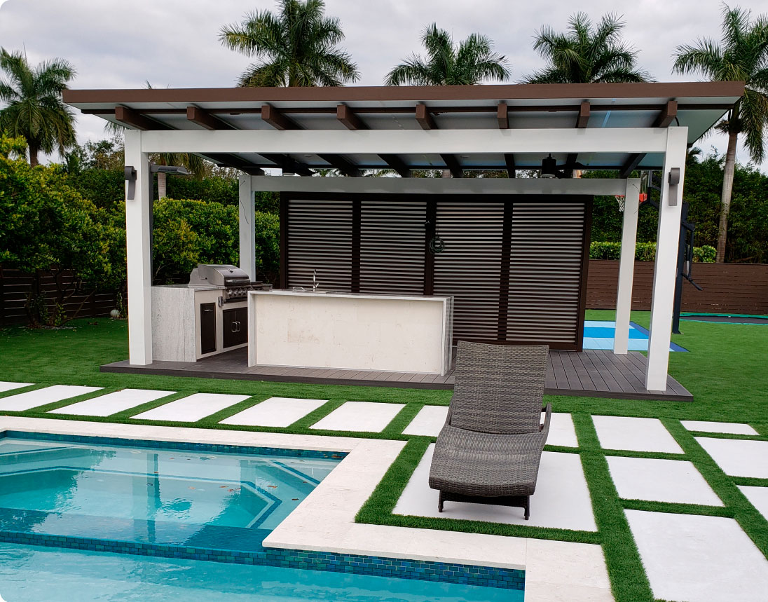 Pergolas and Terraces Installation Services Miami Perello Patio